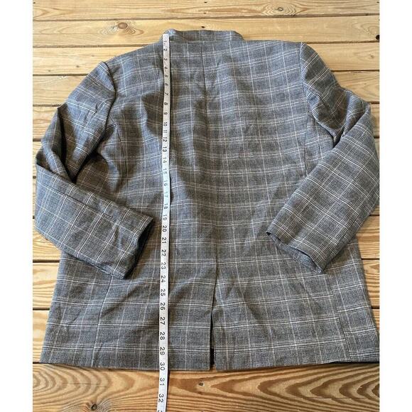 Zara Button Up Suit Jacket Size XL Men’s Brown - Picture 7 of 9